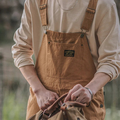 Relaxed Fit Full-Length Overalls for Men – Adjustable & Comfortable Design 3