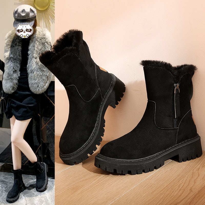 Women's Ankle Snow Boots | Warm & Stylish for Winter 3