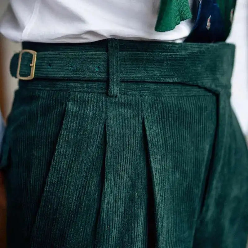 Men's Gurkha Trousers | Adjustable Waist & Tapered Fit 2