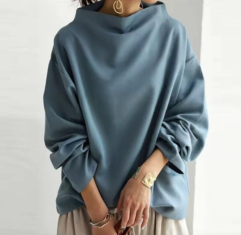 Women's High-Neck Top | Soft & Relaxed Comfort 2