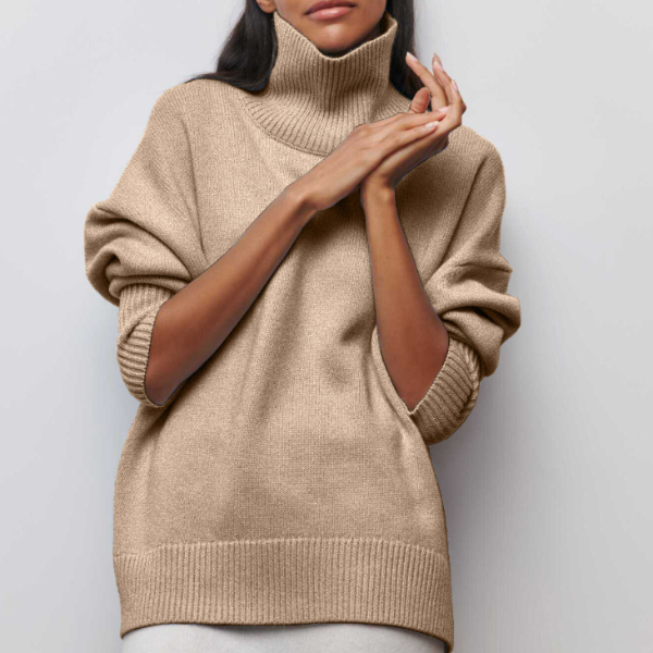 Women's High Neck Jumper | Warm & Elegant 3
