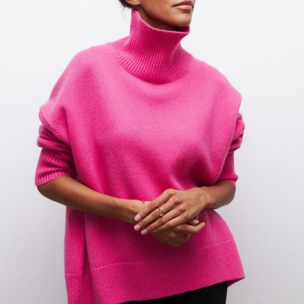 Women's High Neck Jumper | Warm & Elegant 4