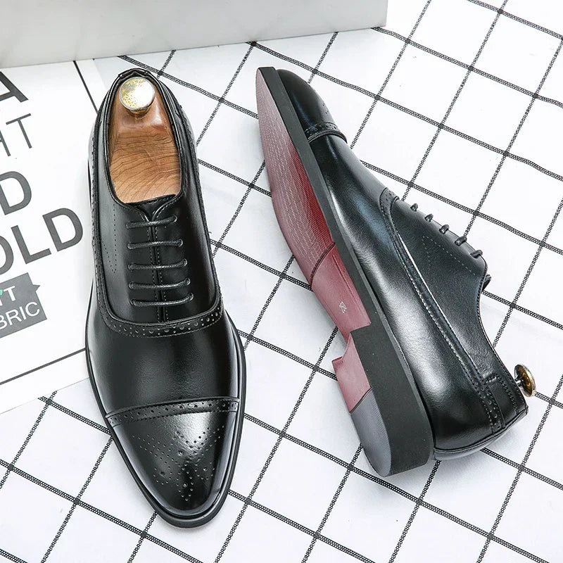 Men's Dress Shoes | Lace-Up & Perforated Toe 1