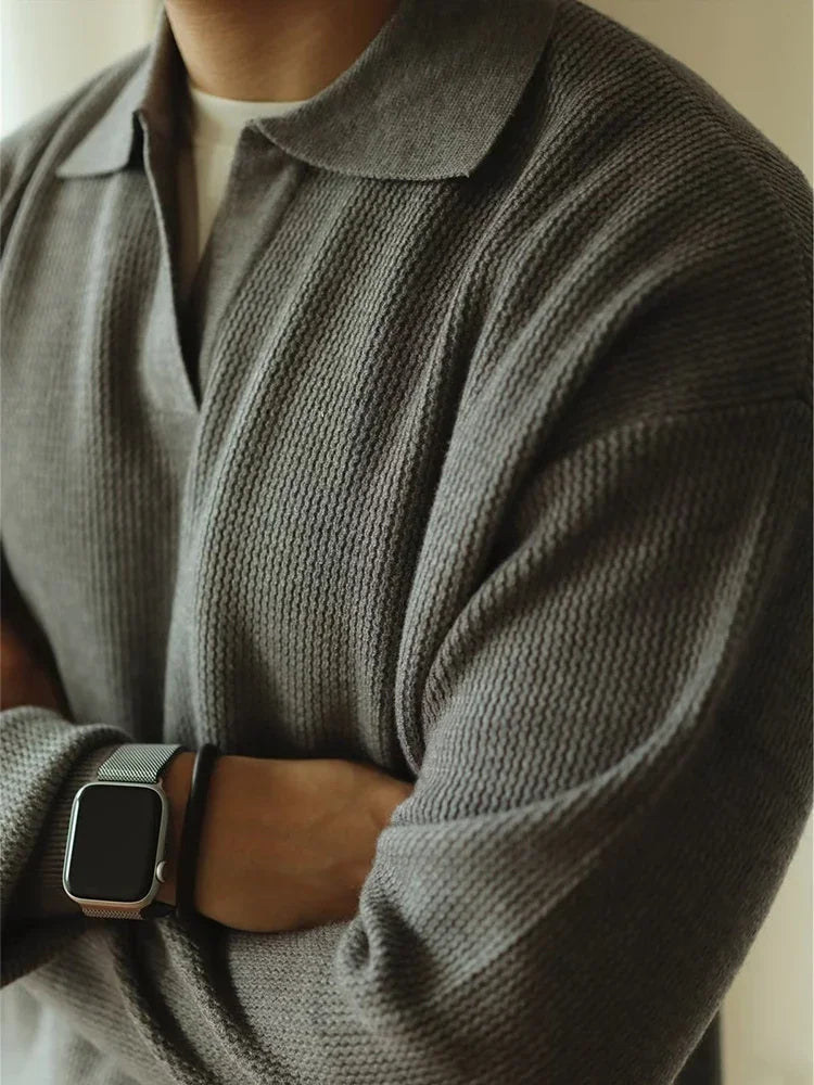 Women's Knit Polo Jumper | Relaxed Fit & Layer Ready 2