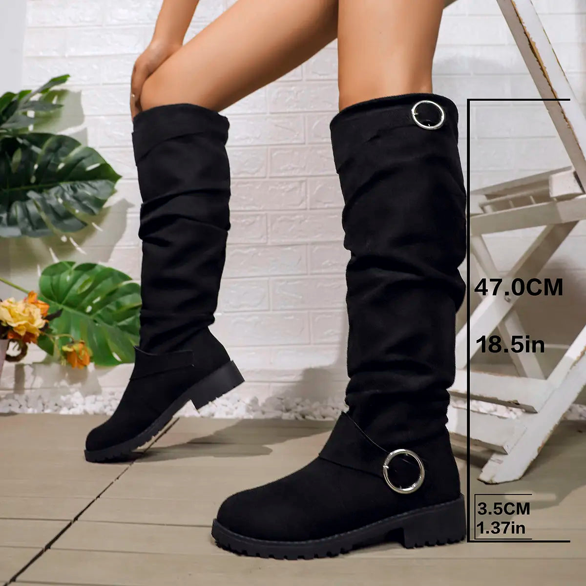 Women's Knee High Boots | Slouchy Fit & All Day Comfort 3