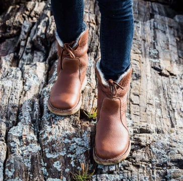 Ankle Boots Shoes for Women - Lace-Up - Image 3