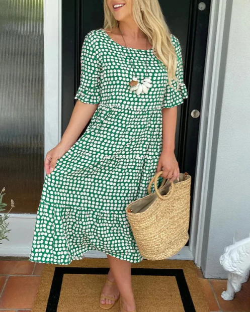 Zora Sable Midi Dress for Any Occasion