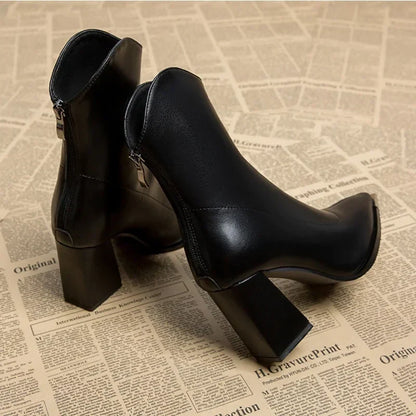 Women's Ankle Boots | Pointed Toe & Chrome Tip 7