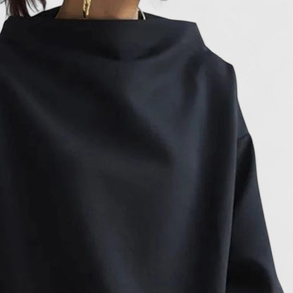 Women's High Neck Top | Relaxed Fit & Versatile Style 8