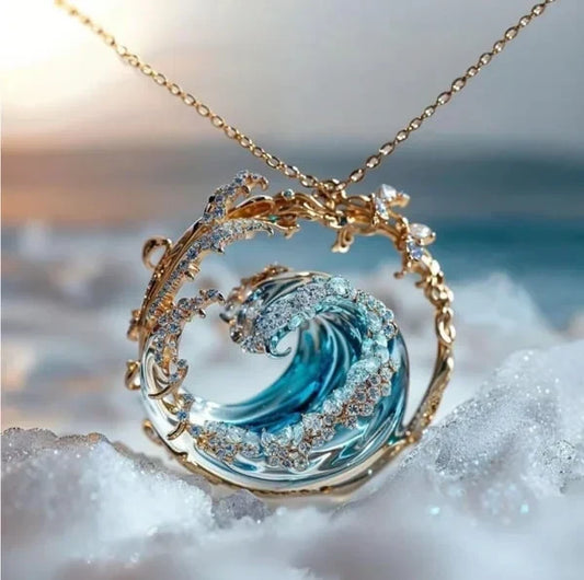 Serena - Ocean-Inspired Gemstone Necklace for Everyday Wear