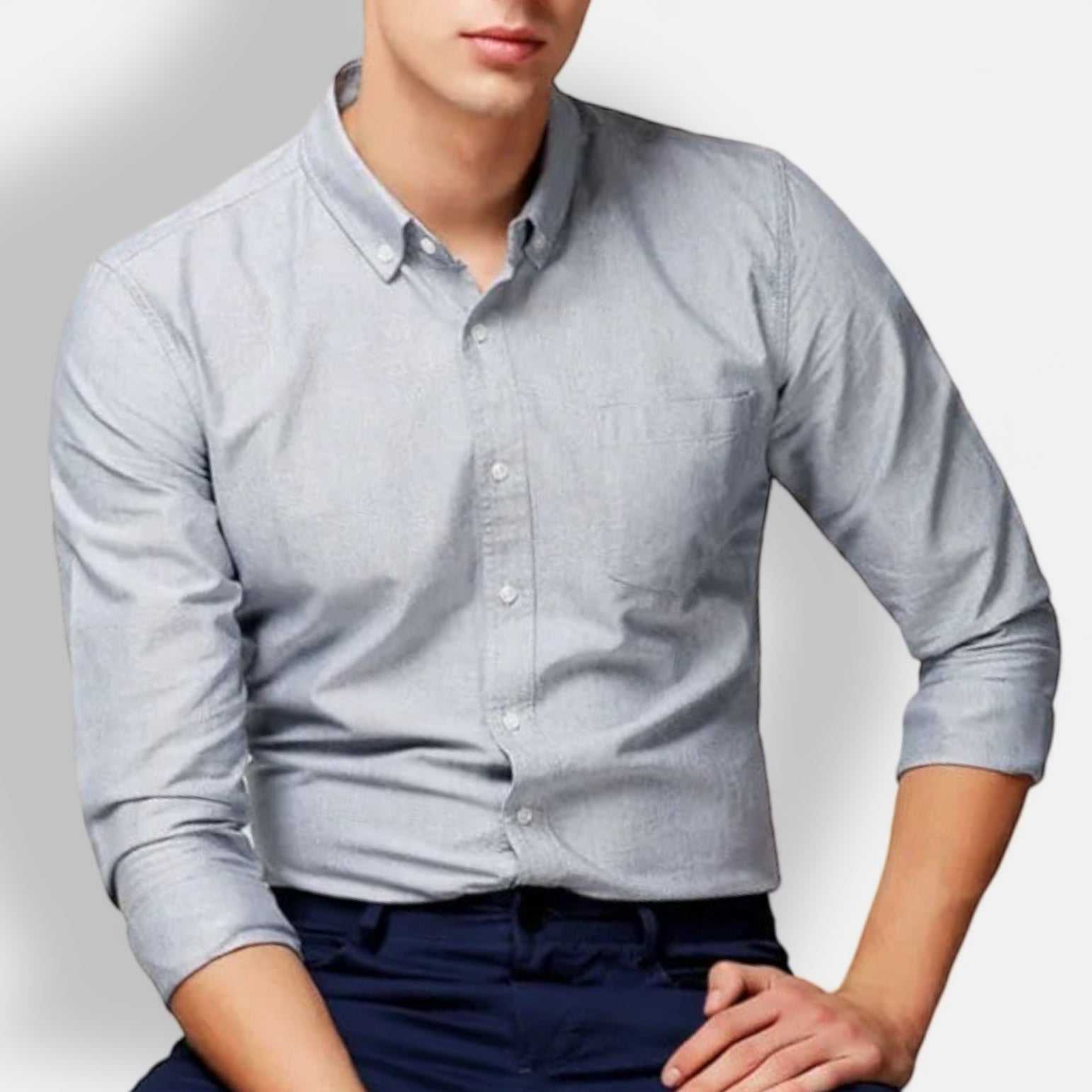 Chic Slim Fit Long Sleeve Shirt for Stylish Events