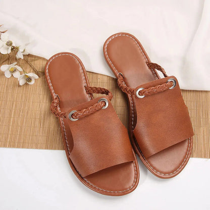 Women's Sandals | Square Toe & Braided Strap