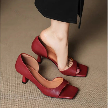 Stella Leather Heel Pump 0