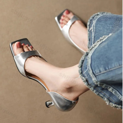 Stella Leather Heel Pump 3