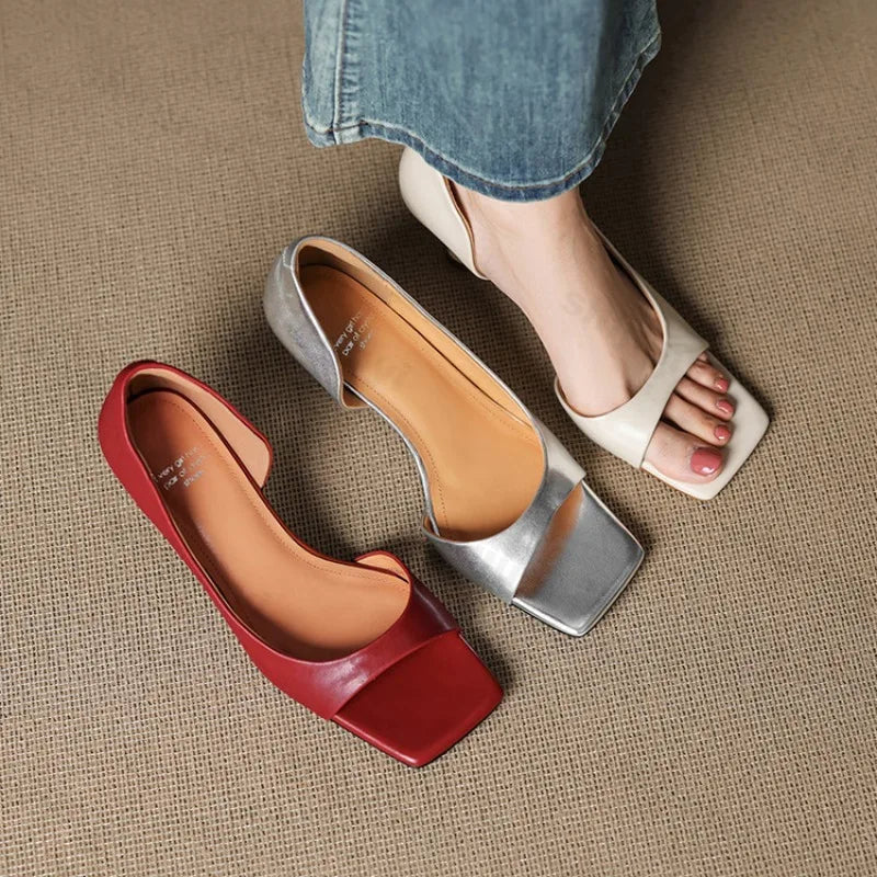 Stella Leather Heel Pump 4