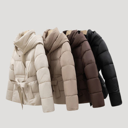 Stylish Hooded Puffer Jacket for Winter Wear