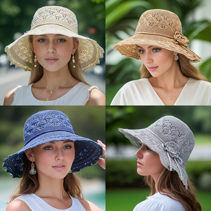 Stylish Wide-Brim Sun Hat for Outdoor Adventures
