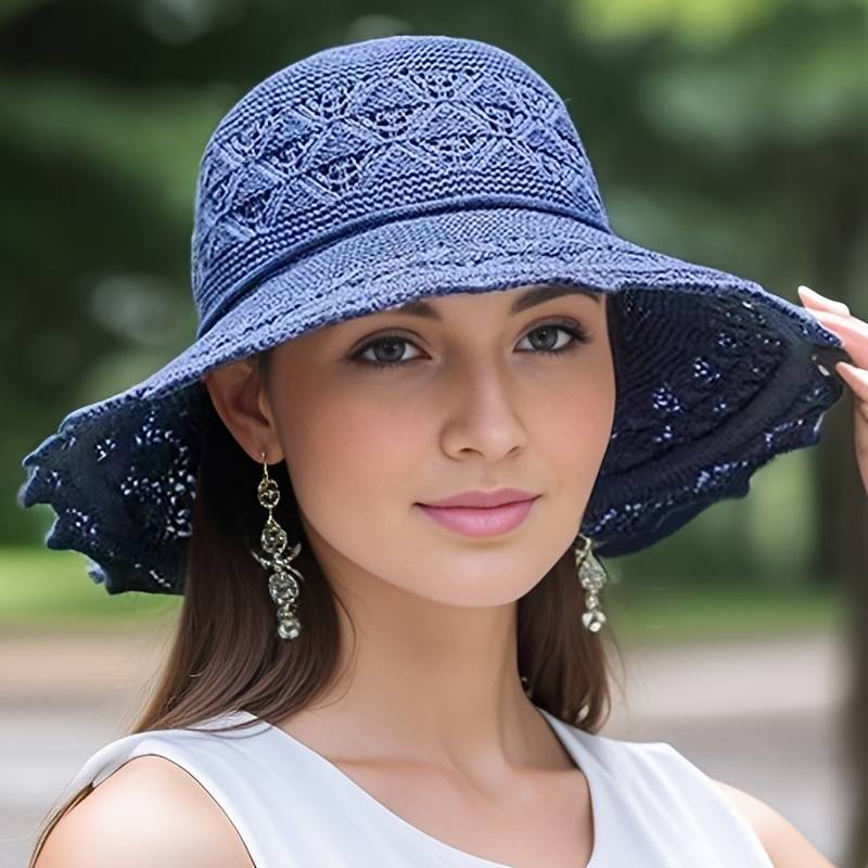 Stylish Wide-Brim Sun Hat for Outdoor Adventures