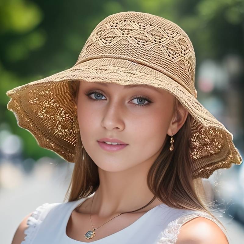 Stylish Wide-Brim Sun Hat for Outdoor Adventures