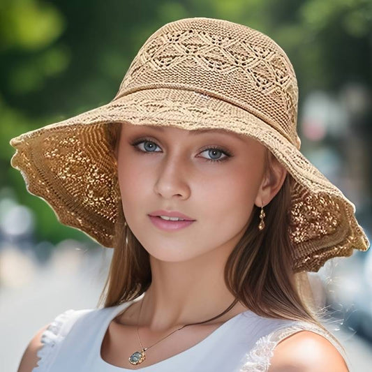 Stylish Wide-Brim Sun Hat for Outdoor Adventures