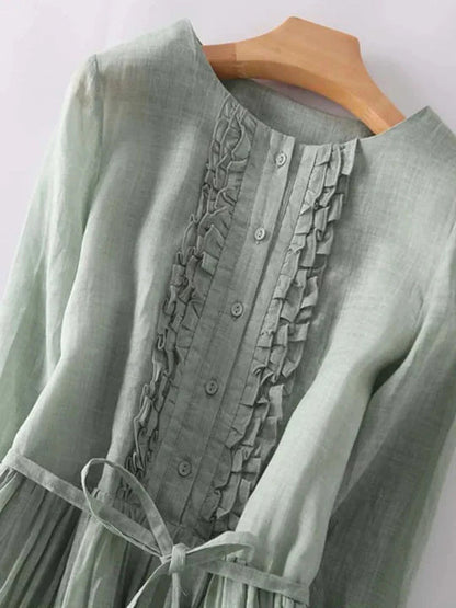 Women's Summer Midi Dress | Airy Linen & Flattering Fit