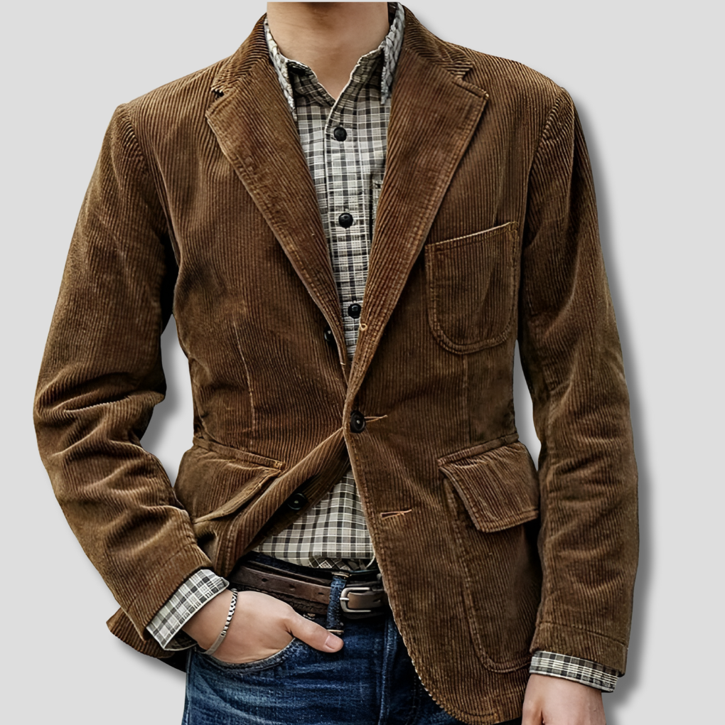 Stylish Vintage Blazer and Vest Set 3