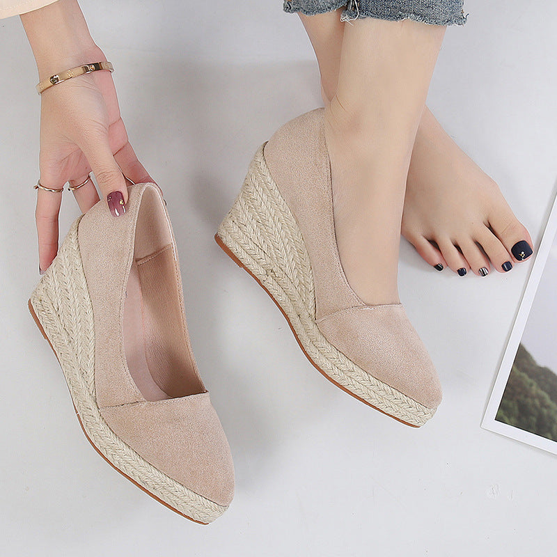 Women's Wedge Shoes | Closed Toe & Jute Heel