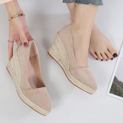 Women's Wedge Shoes | Closed Toe & Jute Heel