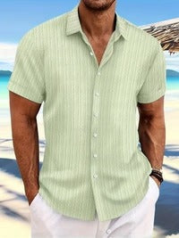 Summer Short-Sleeve Men's Shirt 4