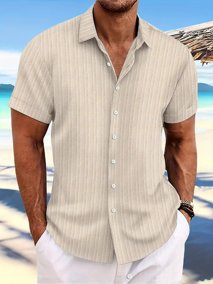 Summer Short-Sleeve Men's Shirt 7