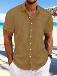 Summer Short-Sleeve Men's Shirt 8