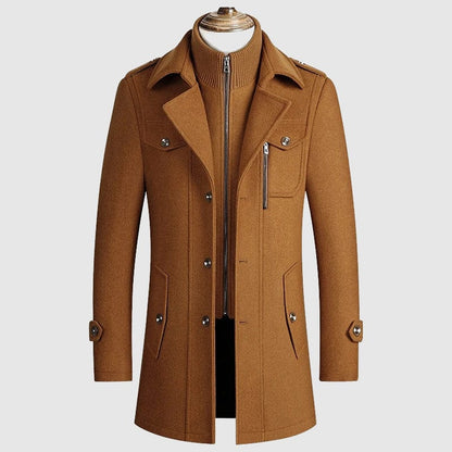 Men's Winter Coat | Zip Detail & Regular Fit 1