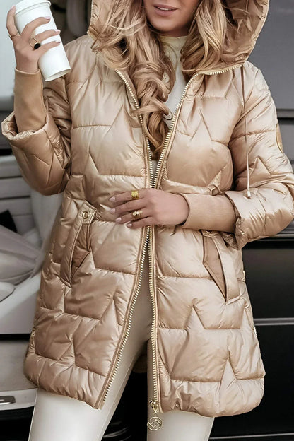 Women's Quilted Winter Coat | Hooded & Warm 6