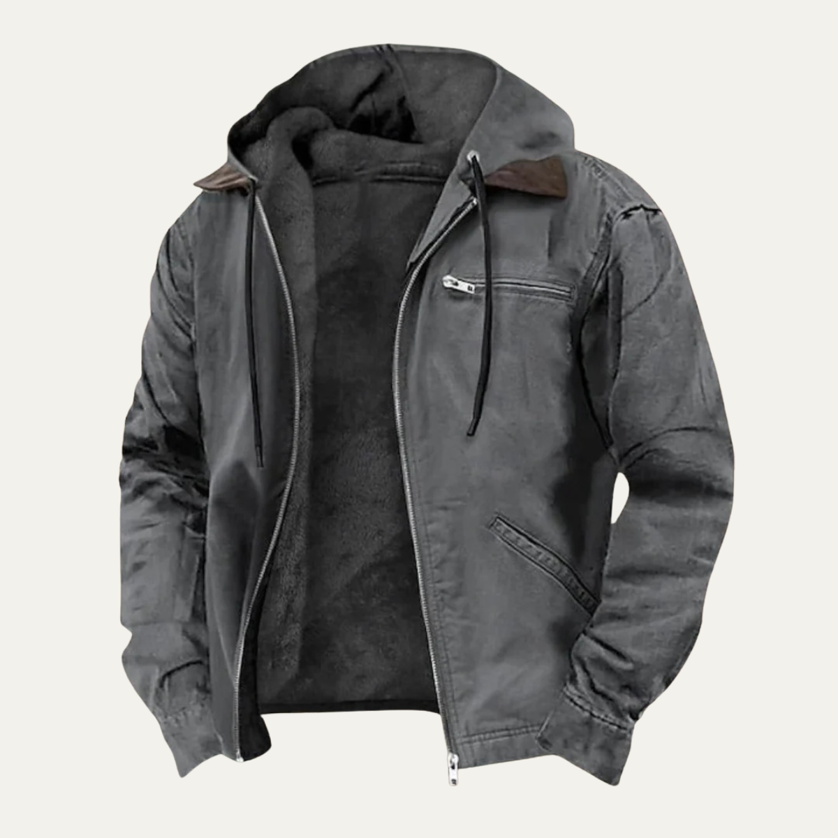 Men's Hooded Winter Jacket | Lined & Warm 9