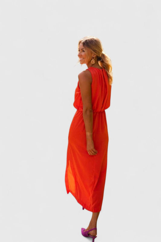 Theonae™ | Chic Midi Dress for Any Occasion