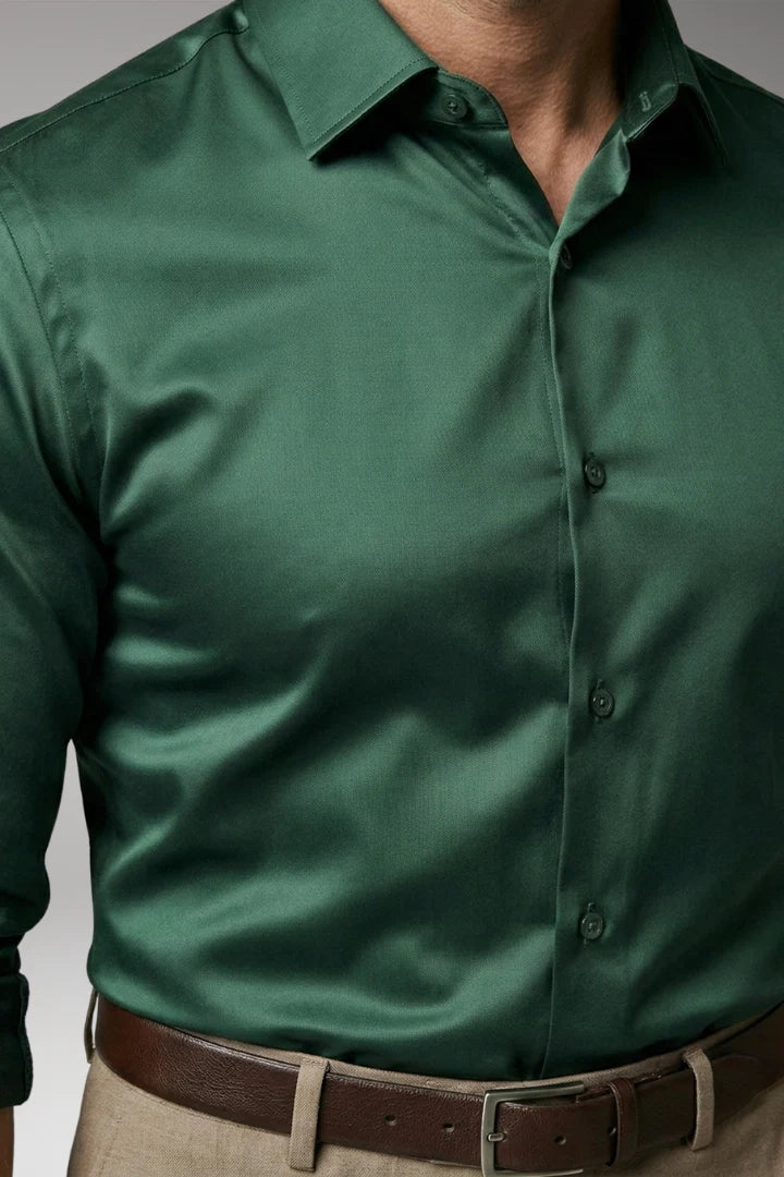 Tommy Men's Shirt with Button Placket and Slim Fit 5
