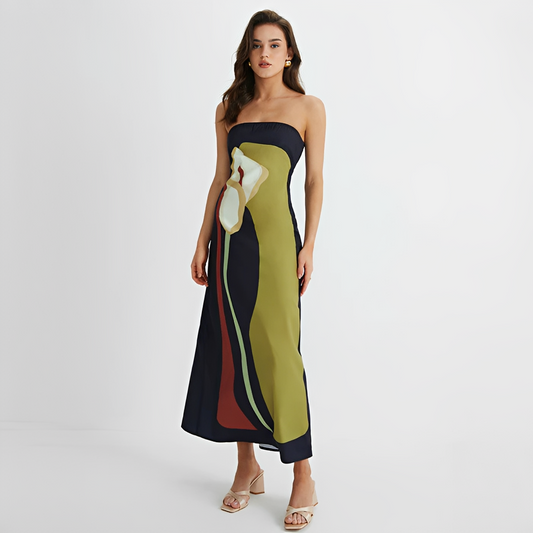 Tube Maxi Dress Women's | Floral Print & ElegantTube