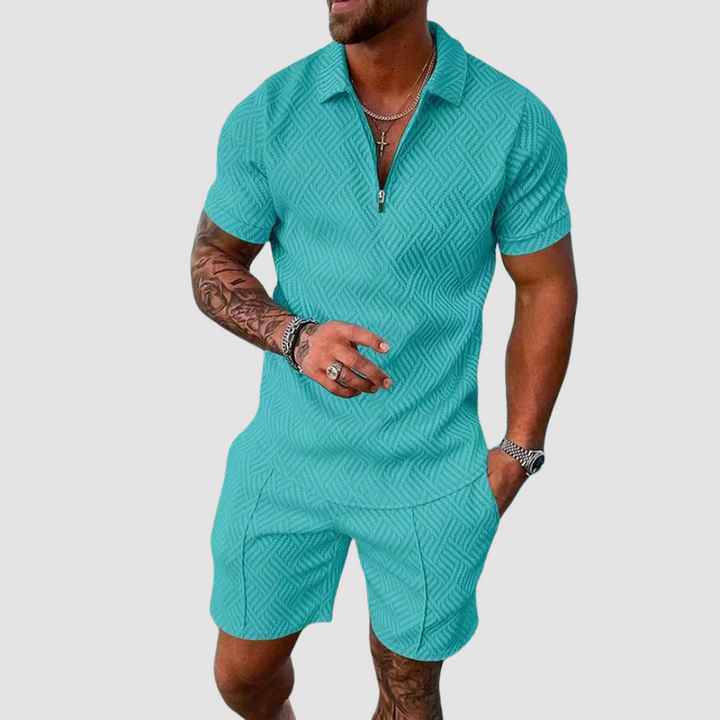 Two-Piece Summer Set for Men Casual Comfort Designed for Summer Days 2