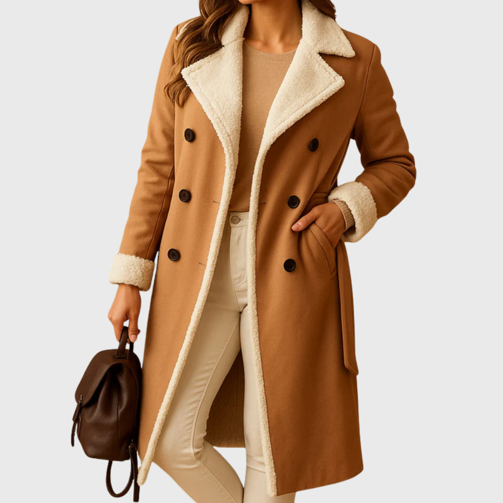 Women's Longline Winter Coat Quilted Padded Jacket Zip Up 2