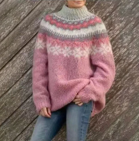 Women's Nordic Knitted Sweater | Warm & Timeless 4
