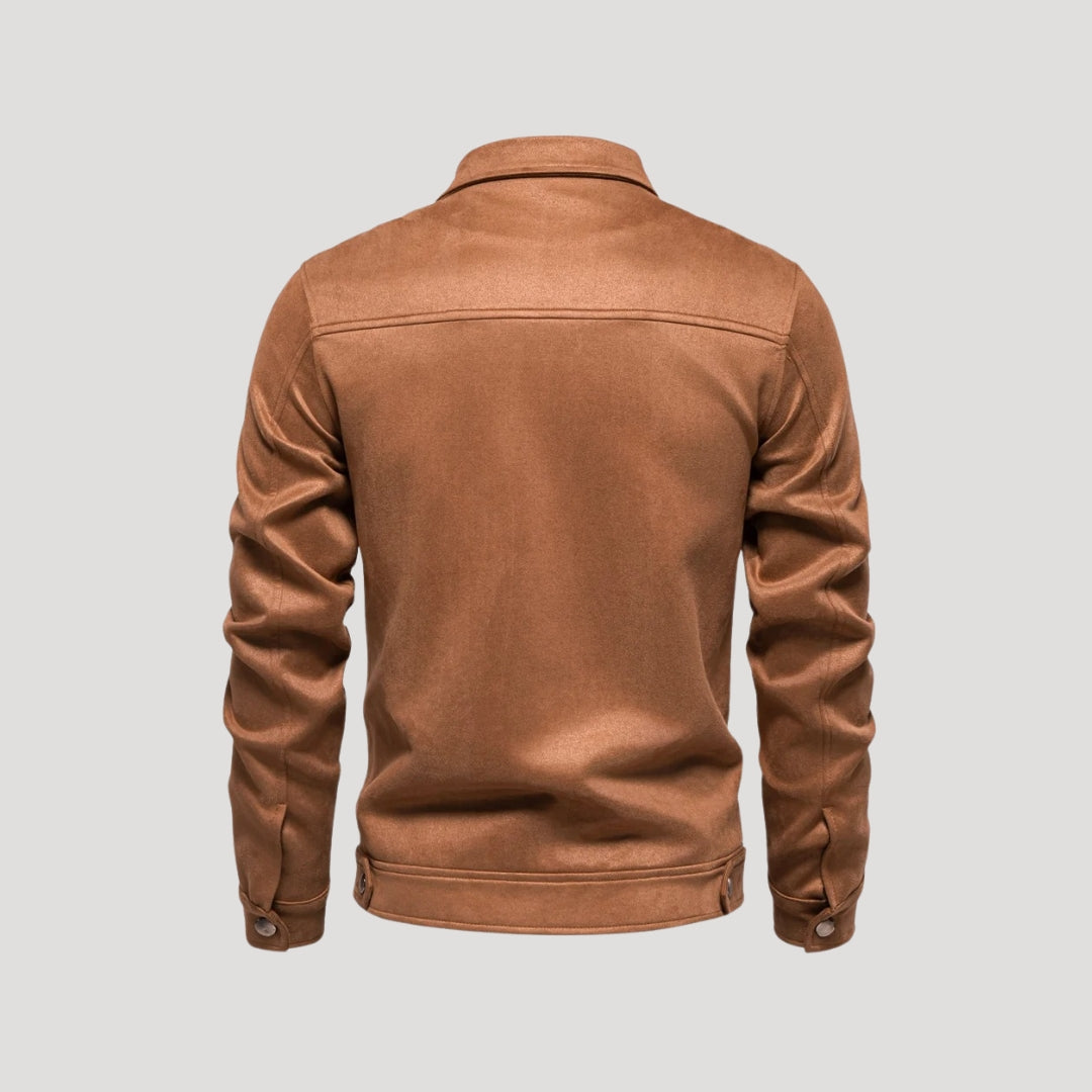 Men's Varsity Bomber Jacket Ribbed Cuffs Side Pockets 6