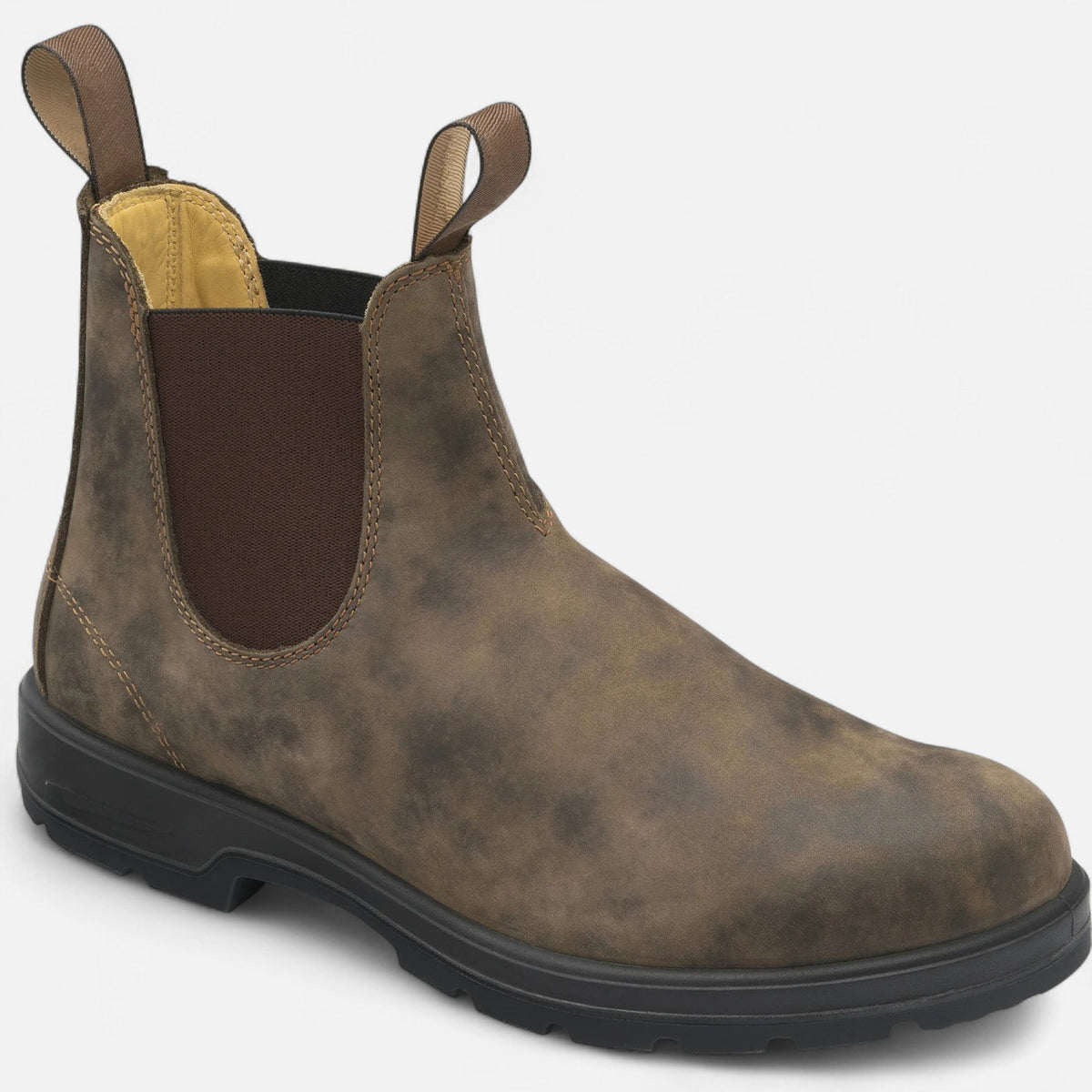 Men's Chelsea Boots Slip On Elastic Panel Secure Grip Sole 1