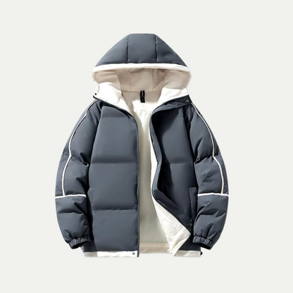 Unisex Hooded Puffer Parka for Winter Adventures