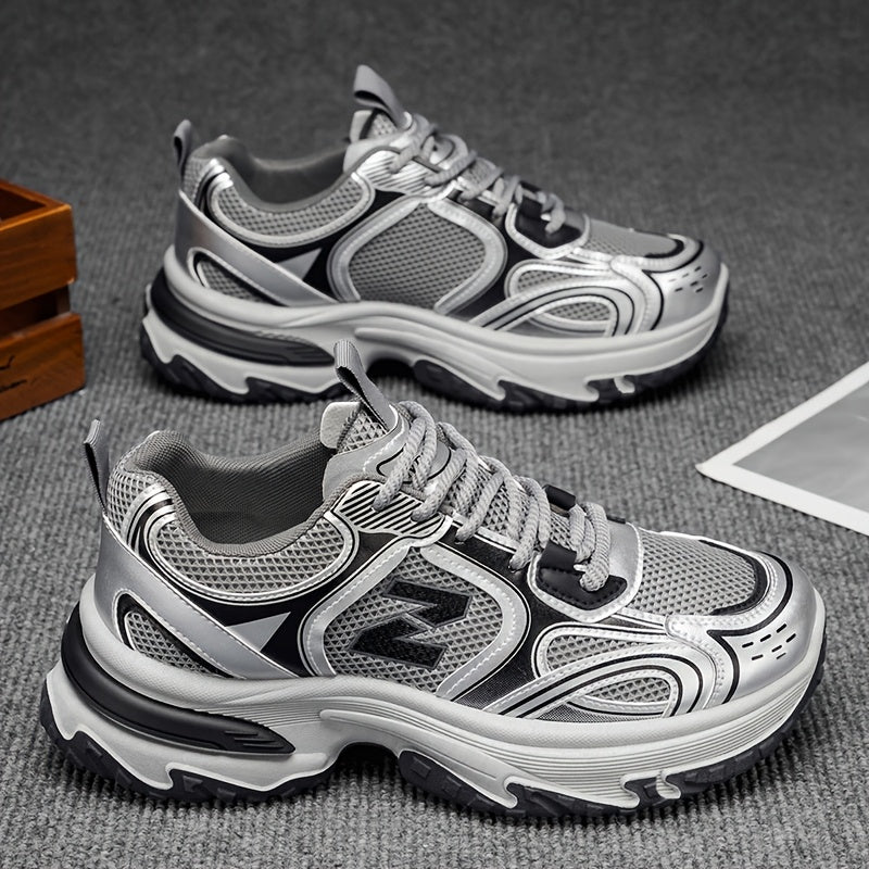 Unisex Casual Lace Up Sneakers Outdoor Walking Shoes Comfortable Street Style Everyday Versatile Low Top Trainers 6