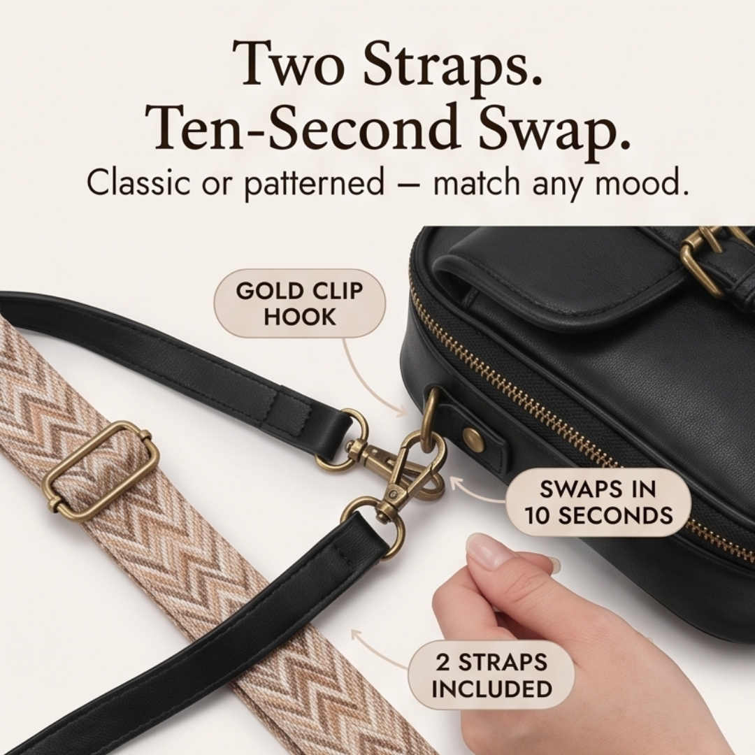 Women's Crossbody Bag | Card Slots & Anti-Theft Zip 10