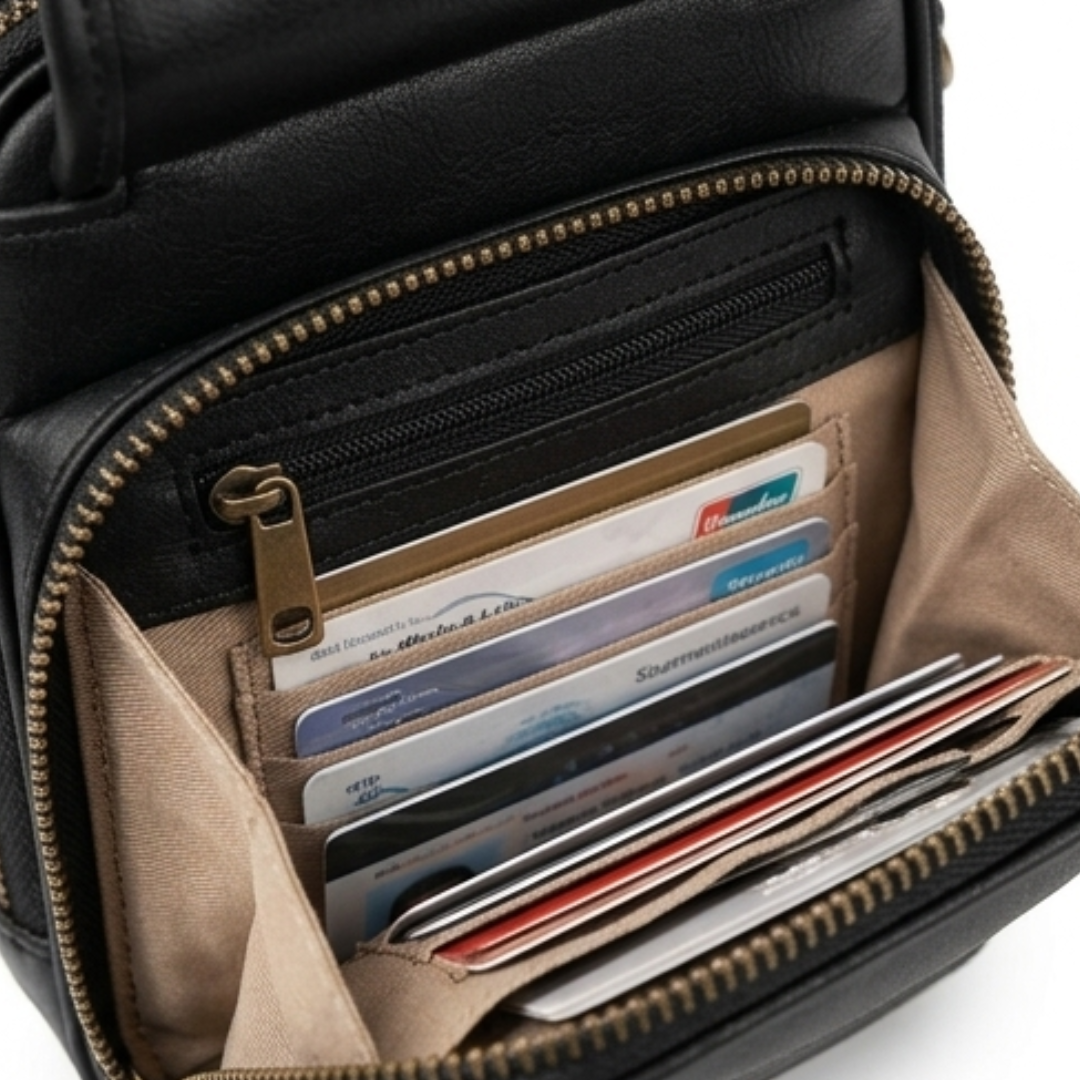 Women's Crossbody Bag | Card Slots & Anti-Theft Zip 16