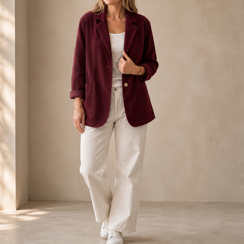Women's Blazer | Notch Collar & Single-Breasted 14