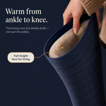 Women's Quilted Tall Boots | Pull-On Warmth & Comfort 7