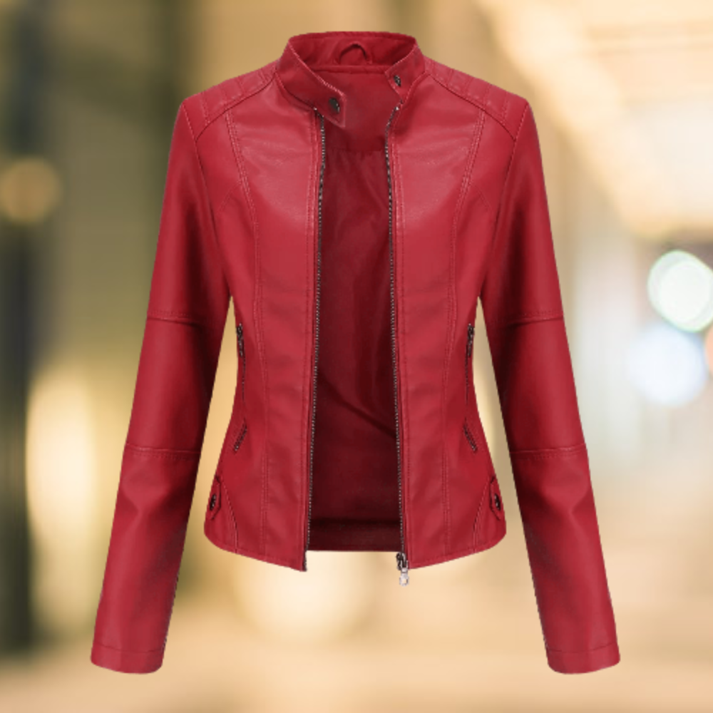 Women's Jacket | Stand-Up Collar & Zip Fastening 2