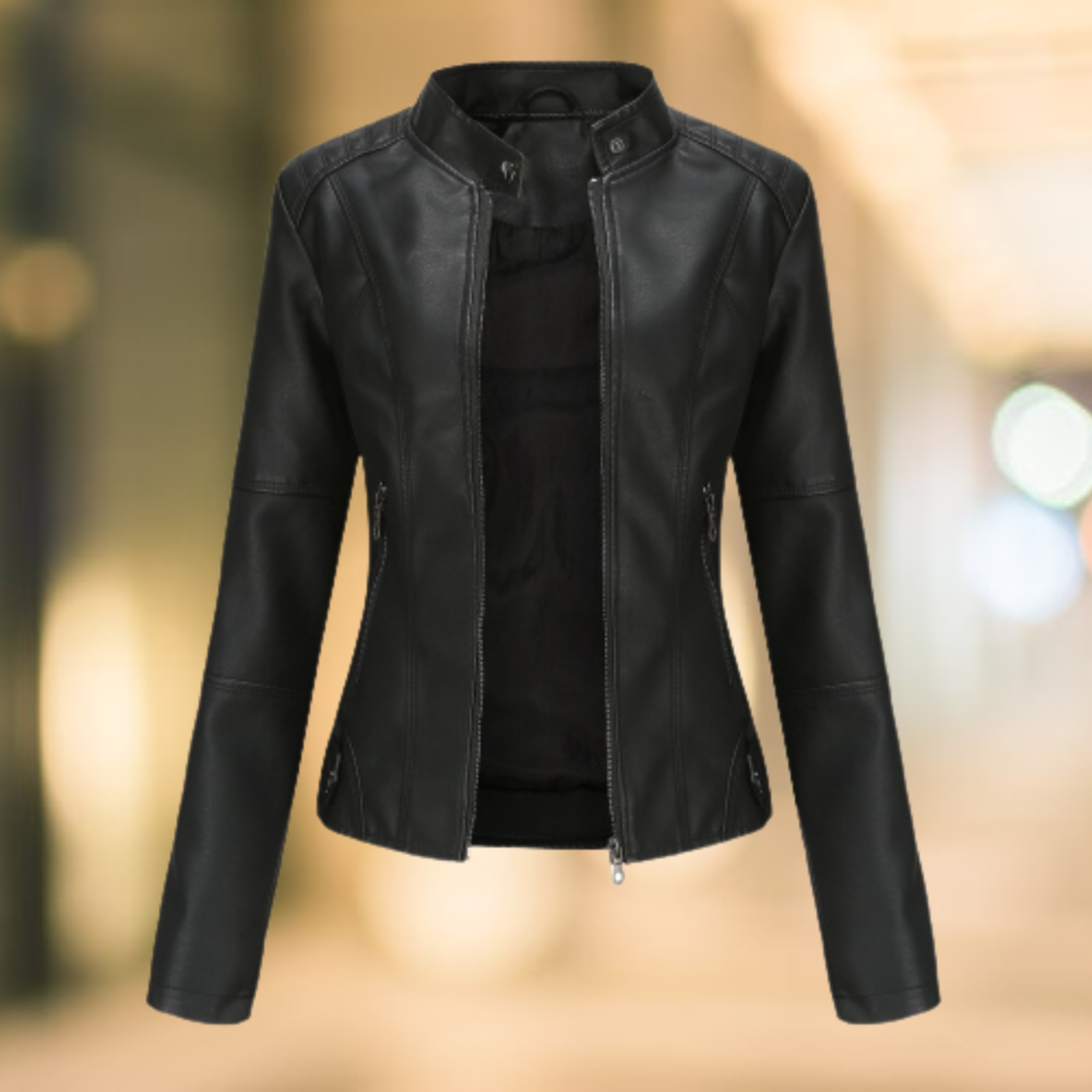 Women's Jacket | Stand-Up Collar & Zip Fastening 3